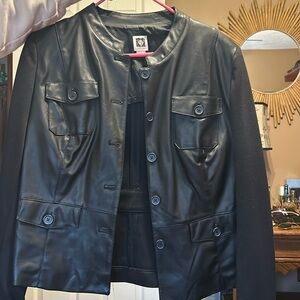 Anne Klein leather jacket